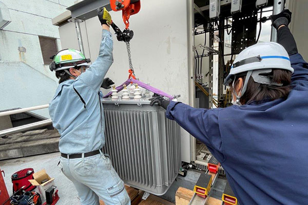 トランスの更新・設置工事ならお任せください